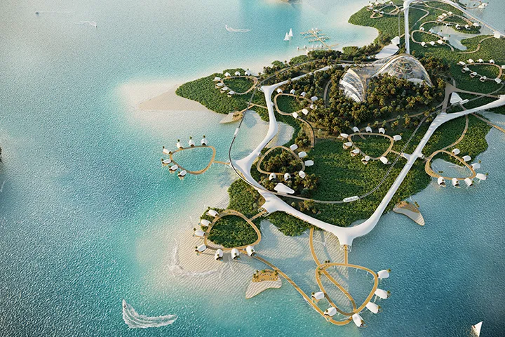 Vista aerea del proyecto