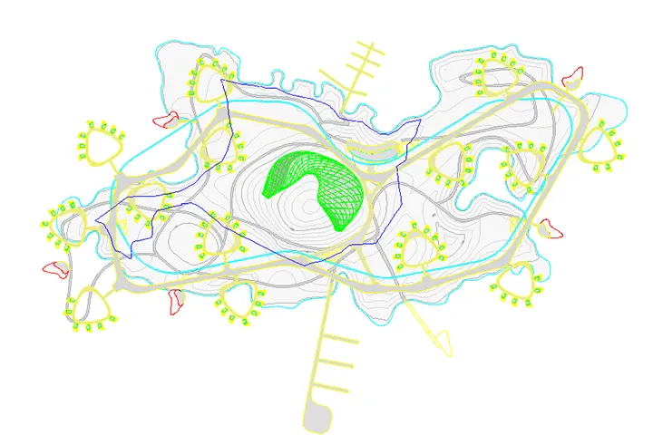 Planimetria de la Isla